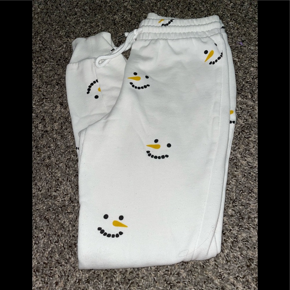 Snowman sweatpants